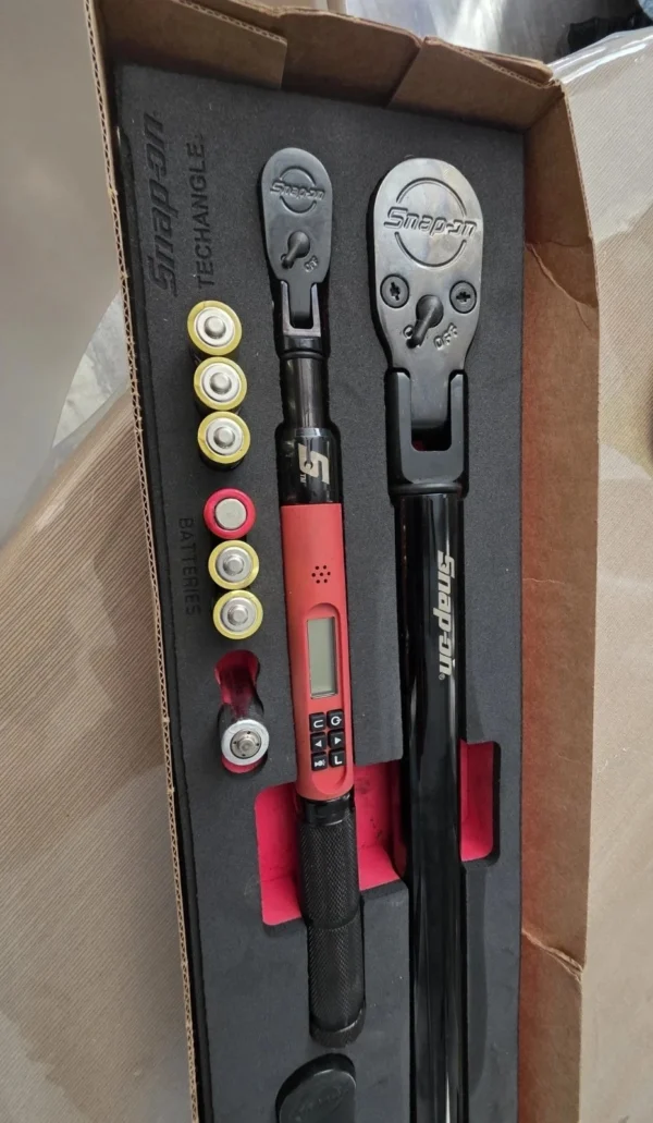 Snap-On 3pc Torque Wrench Foam Set 1/4", 3/8", 1/2" Digital Like New
