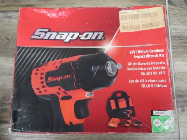 Snap On 18V Impact Wrench Kit 3/8” ( CT8810BG)