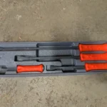 Snap On SPBS704AO Striking Pry Bar Set 4-Piece Orange USA Used Good Condition