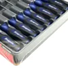 Snap On Tools NEW SGDX120BMB 12pc POWER BLUE Soft Grip Combo Screwdriver Set USA
