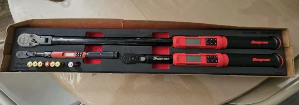 Snap-On 3pc Torque Wrench Foam Set 1/4", 3/8", 1/2" Digital Like New