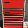 Snap-On Mini Tool Box Top & Bottom Chest Set Red 8 Drawer