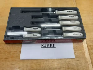 Snap-on Tools USA NEW NOS 7PC PEARL WHITE Hard Handle Screwdriver Set SDDX70APW