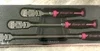 Snap-On Tools PINK 3pc 3/8" Drive Cynergy Soft Grip Flex Ratchet Set RAT3FHFEP