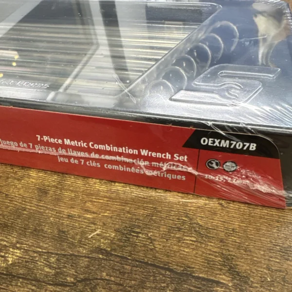 NEW Snap On Tools OEXM707B 7 Piece Metric Combination Wrench Set