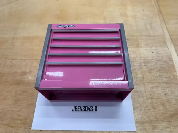 Snap-on Tools NEW PINK Desktop Five-Drawer Micro Roll Cab KMC922APTP