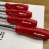 Snap-on Tools USA NEW RED 4 Piece 1/4" Drive Assorted Ratchet Master Set