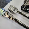 Snap-on Tools USA NEW 4-Piece 1/4" Drive Fixed & Flex Head Chrome Ratchet Set