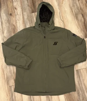 Snap-on Tools NEW COMBAT GREEN Zip up PADDED Version Winter Coat Hooded Jacket