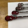 Snap-on Tools USA NEW RED 4 Piece 1/4" Drive Assorted Ratchet Master Set