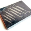 SNAP ON TOOLS 8-pc 12-Point Flank Drive® Short 10° Offset Box Wrench Set XSM608B