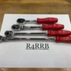 Snap-on Tools USA NEW RED 4 Piece 1/4" Drive Assorted Ratchet Master Set