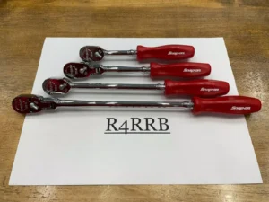 Snap-on Tools USA NEW RED 4 Piece 1/4" Drive Assorted Ratchet Master Set