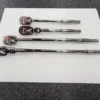 Snap-on Tools USA NEW 4-Piece 1/4" Drive Fixed & Flex Head Chrome Ratchet Set