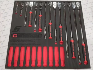 Snap-on Tools USA NEW 14pc 3/8" Drive 100 Tooth Cynergy Ratchet Master Foam Set