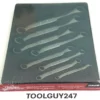 SNAP ON TOOLS 8-pc 12-Point Flank Drive® Short 10° Offset Box Wrench Set XSM608B