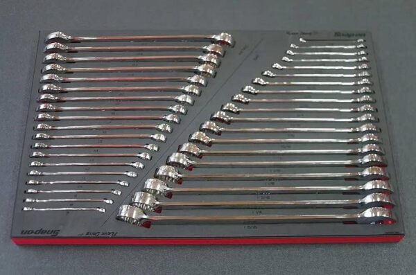 12 point flank drive plus combination  wrench master foam set