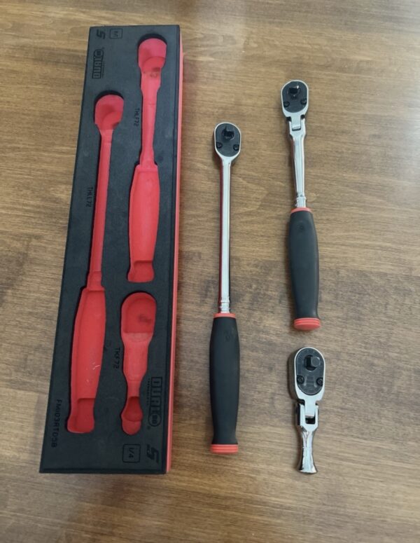Snap-On 103RT05FR 3PC Ratchet Soft Grip Set