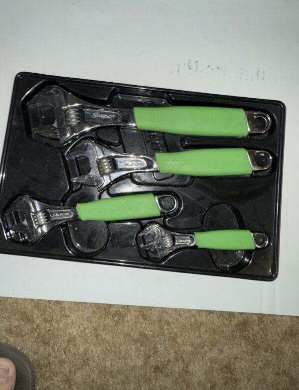 Snap On Adjustable Wrench Set