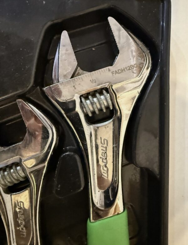 Snap On Adjustable Wrench Set