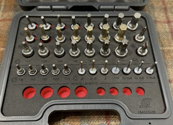 Snap On Tools NEW 236EFSFR 36pc 1/4" 3/8" Drive Metric / SAE Bit Socket Set USA