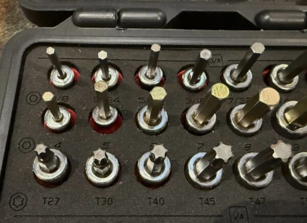 Snap On Tools NEW 236EFSFR 36pc 1/4" 3/8" Drive Metric / SAE Bit Socket Set USA