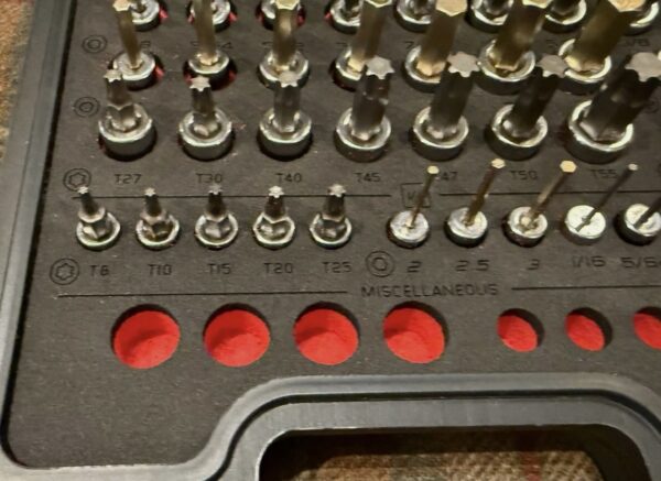 Snap On Tools NEW 236EFSFR 36pc 1/4" 3/8" Drive Metric / SAE Bit Socket Set USA