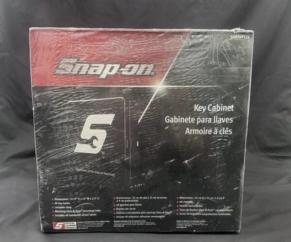 screenshot-54 Snap On Tools Steel Locking Key Cabinet New Sealed Snapon SSX16P121