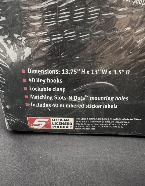 screenshot-55 Snap On Tools Steel Locking Key Cabinet New Sealed Snapon SSX16P121