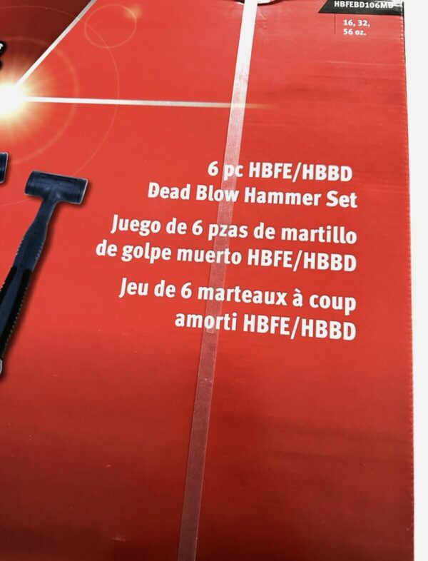 Snap on blue hammer set